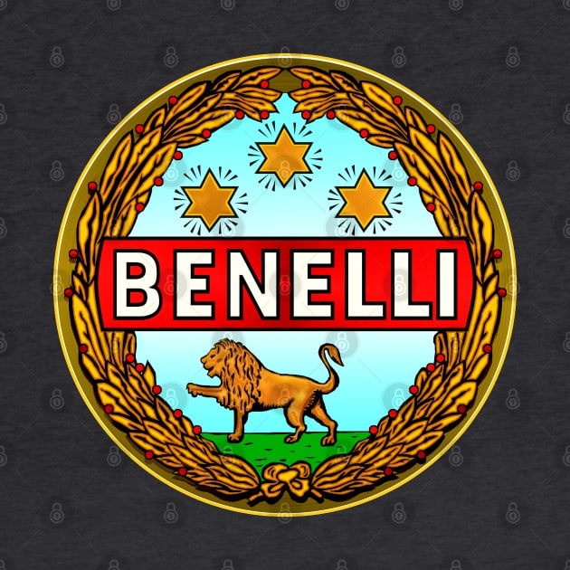 Benelli Vintage Motorcycles Italy by Midcenturydave